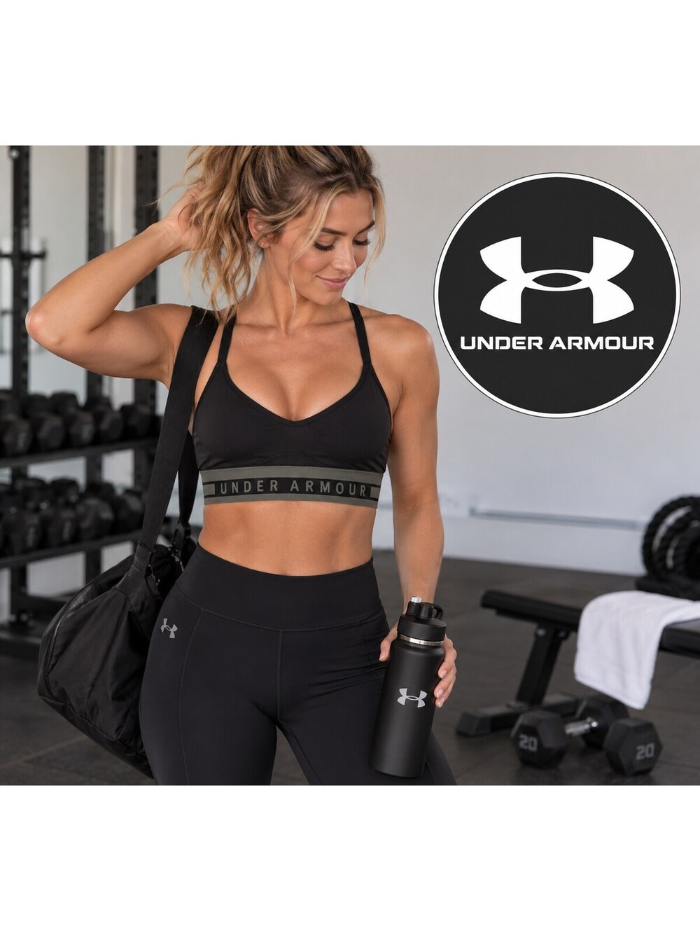 Under Armour | XL | Black Compression Sports Bra